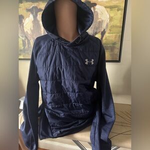 Under Armour Dark Blue Quilted Hoodie